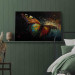 Canvas Print Colorful Butterfly - Composition With Insect With Visible Paint Texture 159515 additionalThumb 3