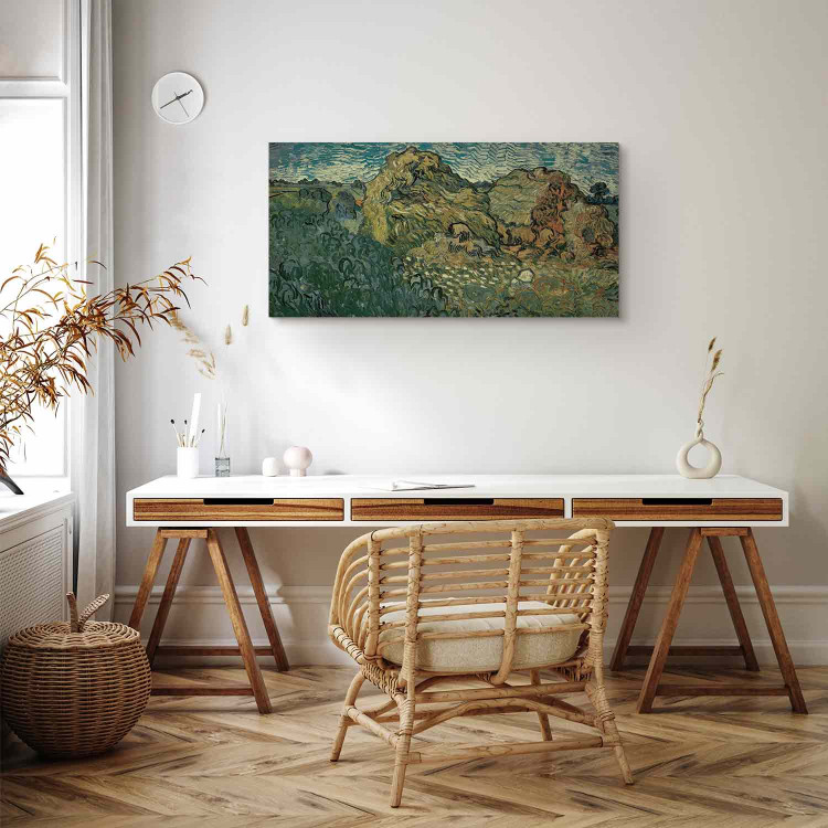 Art Reproduction Field with Wheat Stacks  159615 additionalImage 11