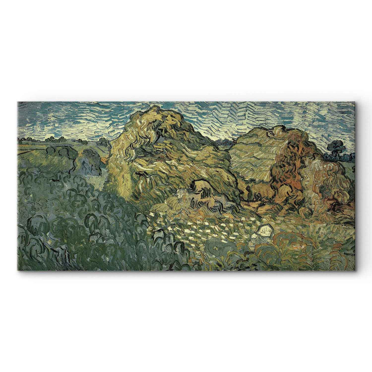 Art Reproduction Field with Wheat Stacks  159615 additionalImage 7
