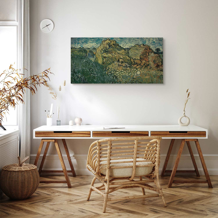 Art Reproduction Field with Wheat Stacks  159615 additionalImage 5