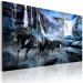 Canvas Art Print Waterfall in colour of sapphire 55515 additionalThumb 2