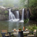Wall Mural Flowing Waterfalls - Lake Landscape in the Forest with Rocky Cascade 60015 additionalThumb 6