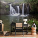 Wall Mural Flowing Waterfalls - Lake Landscape in the Forest with Rocky Cascade 60015 additionalThumb 4
