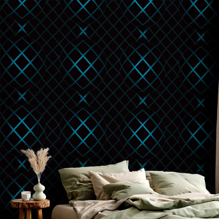 Modern Wallpaper Blue lines 89415 additionalImage 4