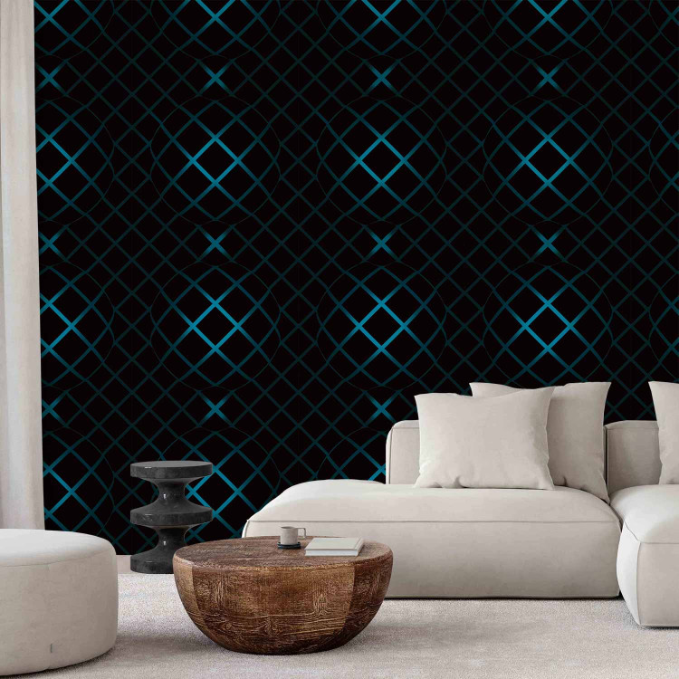 Modern Wallpaper Blue lines 89415