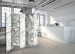 Room Divider Alabaster Garden II - white stone texture with a plant motif 95415 additionalThumb 2