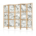 Room Divider Alabaster Garden II - white stone texture with a plant motif 95415 additionalThumb 5