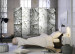Room Divider Alabaster Garden II - white stone texture with a plant motif 95415 additionalThumb 4