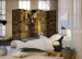 Room Separator Golden Kiss II - romantic figures in the style of Gustav Klimt 95615 additionalThumb 4