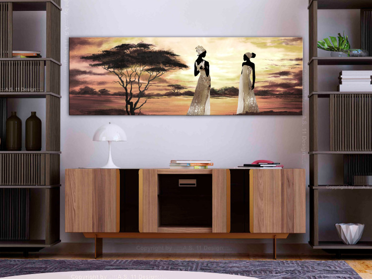 Canvas Print African Goddesses (1 Part) Narrow 108525 additionalImage 3