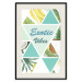 Poster Exotic vibes - abstract composition with tropical fruits and leaves 114325 additionalThumb 18