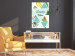 Poster Exotic vibes - abstract composition with tropical fruits and leaves 114325 additionalThumb 5