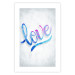 Poster Love Composition - colorful English text "love" on a bright background 114425 additionalThumb 25