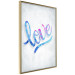 Poster Love Composition - colorful English text "love" on a bright background 114425 additionalThumb 14