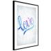 Poster Love Composition - colorful English text "love" on a bright background 114425 additionalThumb 11