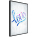 Poster Love Composition - colorful English text "love" on a bright background 114425 additionalThumb 12