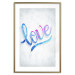 Poster Love Composition - colorful English text "love" on a bright background 114425 additionalThumb 16