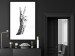 Wall Poster Victory - black and white abstraction with a hand showing the victory sign 117025 additionalThumb 6