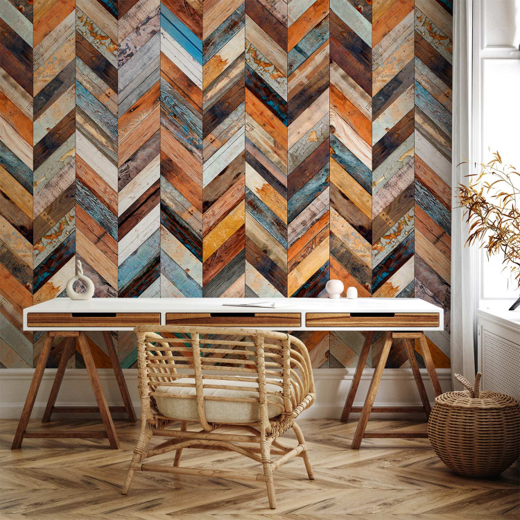 Modern Wallpaper Mosaic of Colours 122325 additionalImage 4