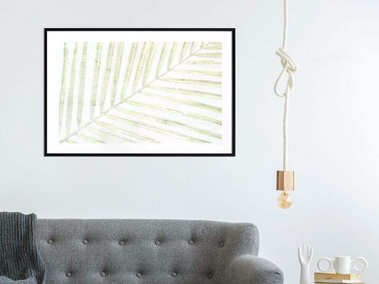 Wall Poster Palm Leaf - light green leafy composition of a tropical plant 126825 additionalImage 23