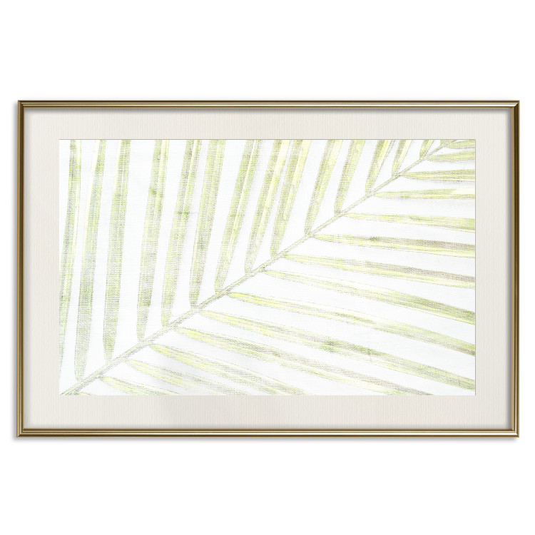 Wall Poster Palm Leaf - light green leafy composition of a tropical plant 126825 additionalImage 20