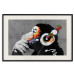 Wall Poster Hot Rhythms - graffiti composition with animal listening to music 128925 additionalThumb 19