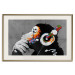 Wall Poster Hot Rhythms - graffiti composition with animal listening to music 128925 additionalThumb 20