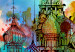 Canvas Print Colorful Moscow (1-part) vertical - abstract architecture 129325 additionalThumb 4