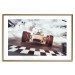 Poster Target - sports composition with racing car and billows of smoke 129425 additionalThumb 16