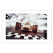 Poster Target - sports composition with racing car and billows of smoke 129425 additionalThumb 25