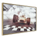 Poster Target - sports composition with racing car and billows of smoke 129425 additionalThumb 12