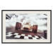 Poster Target - sports composition with racing car and billows of smoke 129425 additionalThumb 19