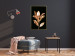 Wall Poster Extraordinary Twig - plant composition of golden leaves on a black background 130525 additionalThumb 7