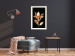 Wall Poster Extraordinary Twig - plant composition of golden leaves on a black background 130525 additionalThumb 15