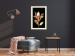 Wall Poster Extraordinary Twig - plant composition of golden leaves on a black background 130525 additionalThumb 22