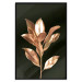 Wall Poster Extraordinary Twig - plant composition of golden leaves on a black background 130525 additionalThumb 18