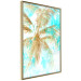 Wall Poster Golden Caribbean - blue tropical landscape with golden palm trees 131825 additionalThumb 14