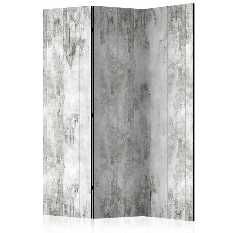 Room Separator Sense of Style (3-piece) - gray textured background of wooden planks 132825