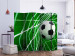 Room Divider Screen Goool! II (5-piece) - soccer ball against a white net and turf 133325 additionalThumb 2