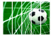 Room Divider Screen Goool! II (5-piece) - soccer ball against a white net and turf 133325 additionalThumb 3