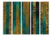 Room Divider Treasures of Atlantis II - abstract blue-gold texture in stripes 133625 additionalThumb 3