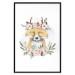 Wall Poster Cleofas the Fox - natural composition of plants and animals on a white background 135725 additionalThumb 5