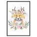 Wall Poster Cleofas the Fox - natural composition of plants and animals on a white background 135725 additionalThumb 12