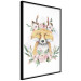 Wall Poster Cleofas the Fox - natural composition of plants and animals on a white background 135725 additionalThumb 19