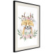 Wall Poster Cleofas the Fox - natural composition of plants and animals on a white background 135725 additionalThumb 22