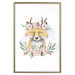 Wall Poster Cleofas the Fox - natural composition of plants and animals on a white background 135725 additionalThumb 3
