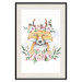 Wall Poster Cleofas the Fox - natural composition of plants and animals on a white background 135725 additionalThumb 4