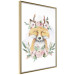 Wall Poster Cleofas the Fox - natural composition of plants and animals on a white background 135725 additionalThumb 18