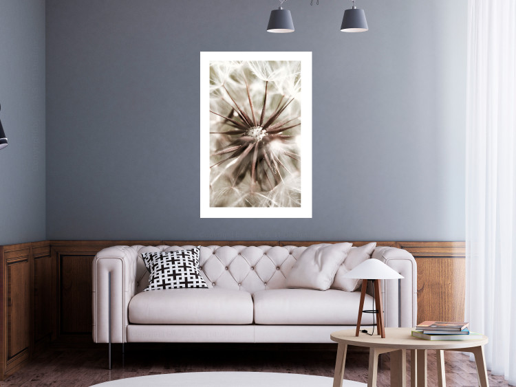 Poster Close to Nature - summer composition with a delicate dandelion flower 135825 additionalImage 13