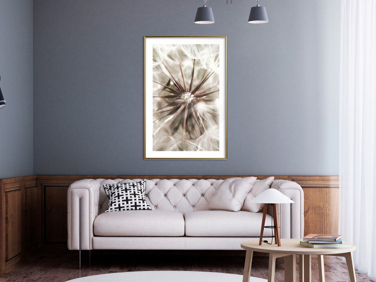 Poster Close to Nature - summer composition with a delicate dandelion flower 135825 additionalImage 17